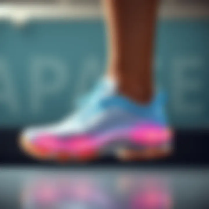 Enhancing Comfort with Silicone Gel Illustration of silicone gel enhancing shoe comfort and support