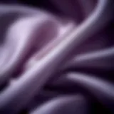 Luxurious Texture of Silk Ivy A close-up view of silk ivy fabric showcasing its luxurious texture and sheen