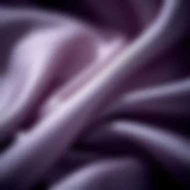 Luxurious Texture of Silk Ivy A close-up view of silk ivy fabric showcasing its luxurious texture and sheen