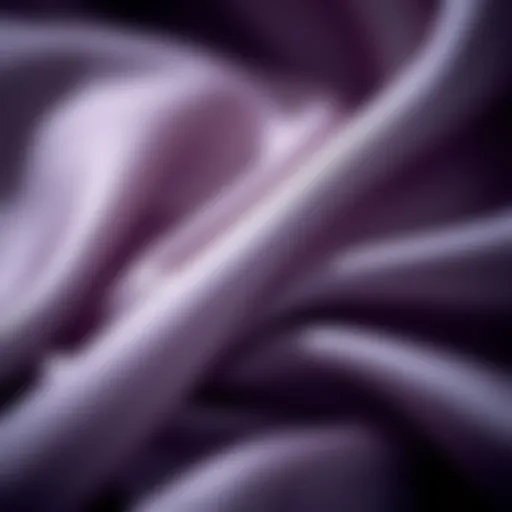 Luxurious Texture of Silk Ivy A close-up view of silk ivy fabric showcasing its luxurious texture and sheen