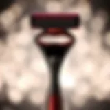 Elegant design of the Silk Touch Up face razor