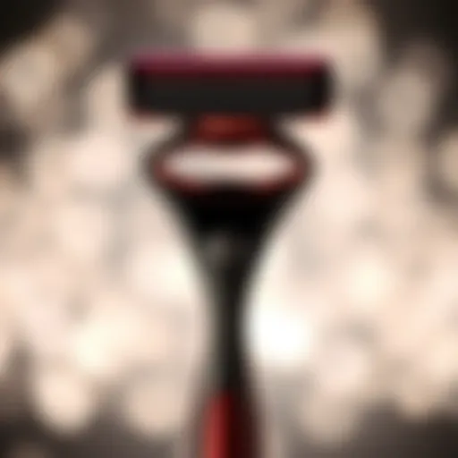 Elegant design of the Silk Touch Up face razor