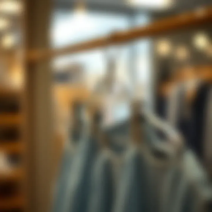 Practicality in Design: Clip Skirt Hanger Functional clip skirt hanger demonstrating practicality