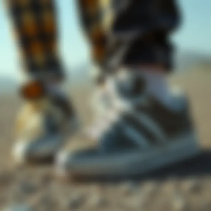 Comparison of Thick-Soled and Traditional Sneakers Comparison of thick-soled sneakers with traditional styles