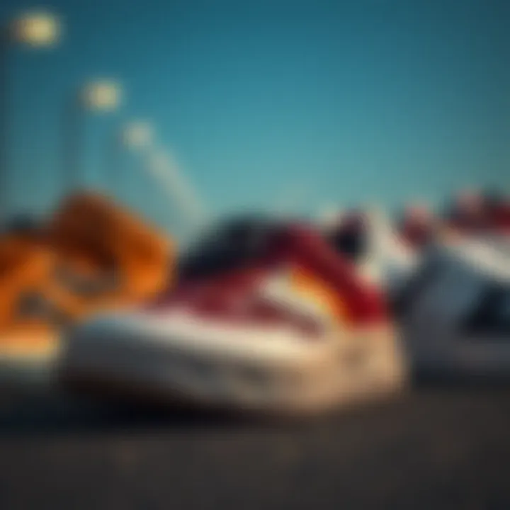 Cultural Influences in Thick-Soled Sneakers A group of diverse sneakers highlighting cultural influences