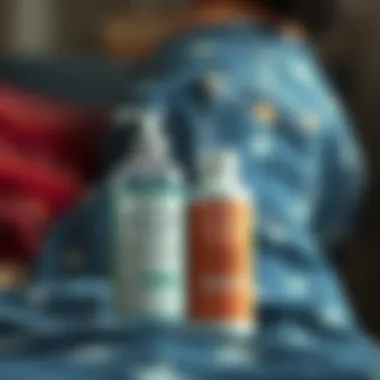 Eco-friendly care products for denim maintenance