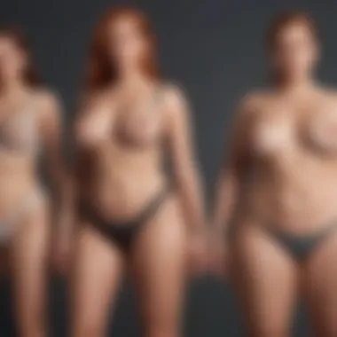 Diverse body types showcasing different body shapers