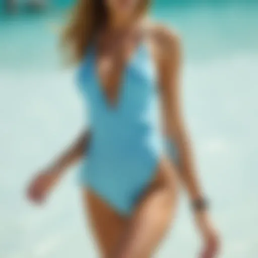 Exploring the Aesthetic and Functionality of the Pale Blue Bathing Suit Introduction