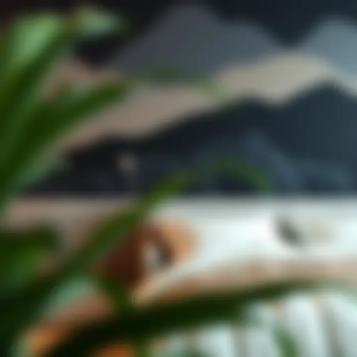 Sustainable PVC accent wall materials displayed