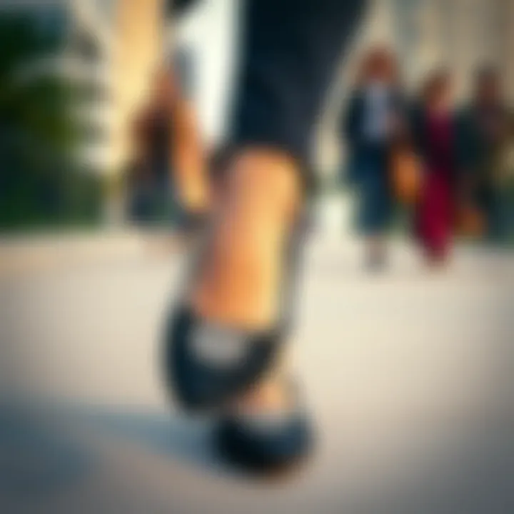 Stylish black flats paired with various outfits for versatile looks