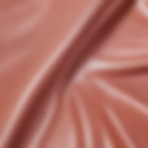 A close-up of a glossy latex fabric showcasing its texture and sheen.