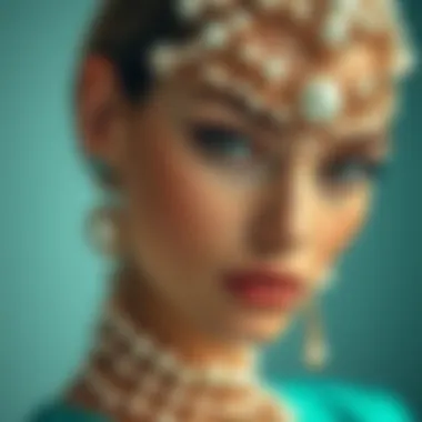 Stylish Arrangement of Pearl Face Jewels Stylish arrangement of various pearl face jewels