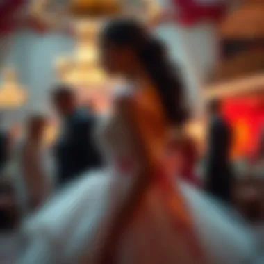 Tulle Dress at Formal Event A tulle princess dress being worn at a formal event, showcasing its appeal