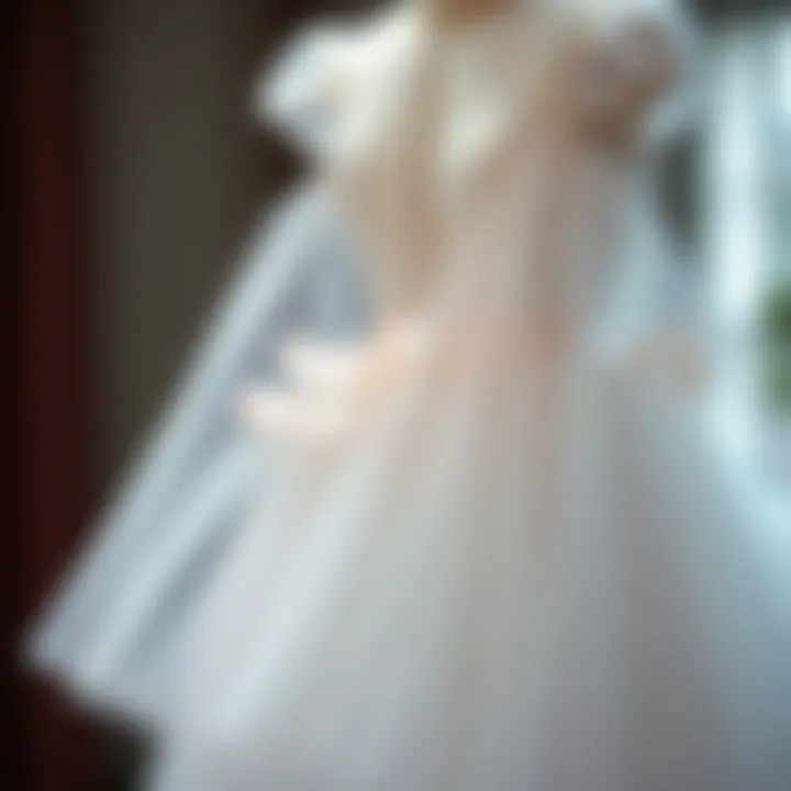 Tulle Dress Construction Layers An illustration highlighting the construction and layers of a tulle dress