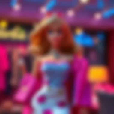 Fashion items inspired by the Barbie Surprise Box concept