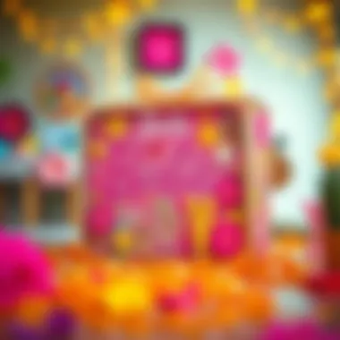 Vibrant Barbie Surprise Box showcasing its intricate design