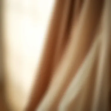 The Graceful Touch of Chiffon Elegant chiffon texture showcasing its lightweight nature