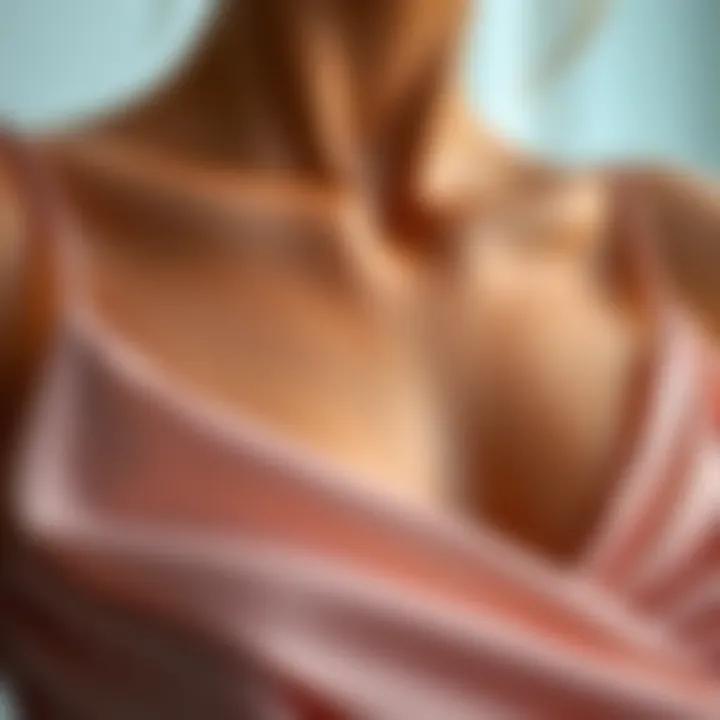 Close-up of luxurious fabric textures