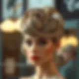 Elegant Wiglet Design Elegant wiglet hair topper showcasing intricate design and texture