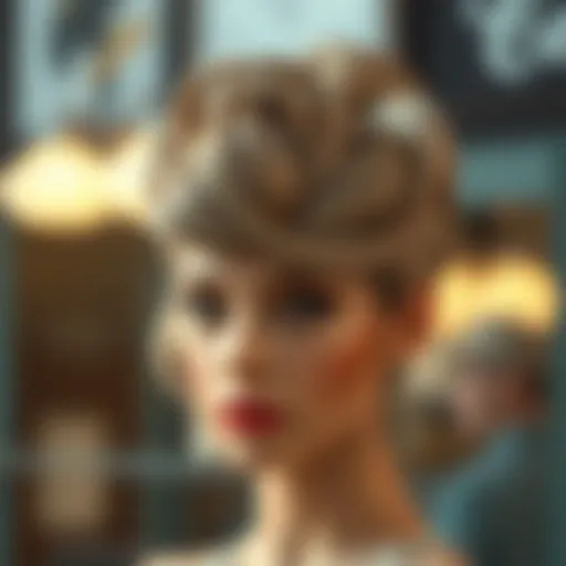 Elegant Wiglet Design Elegant wiglet hair topper showcasing intricate design and texture