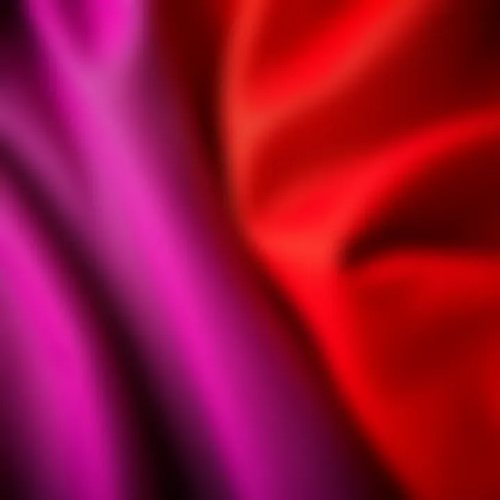 Close-up of fabric textures suitable for halterneck swing dresses