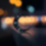 Artistic Interpretation of a Moon Septum Ring Artistic design of a moon septum ring