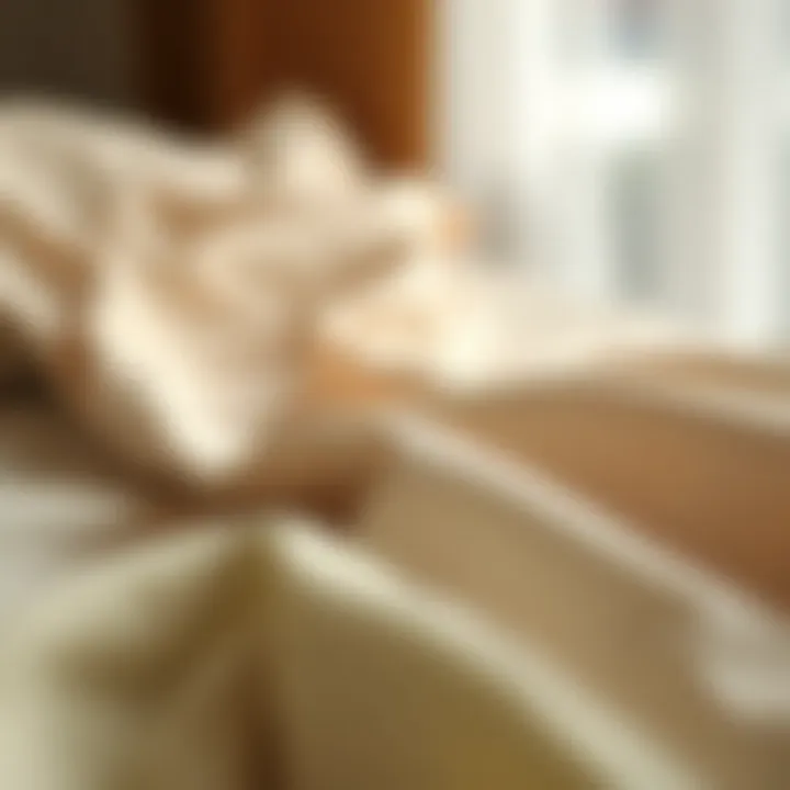 Luxurious fabric swatches for sleepwear