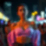 Exploring the Notch Neck Crop Top: A Comprehensive Examination Introduction