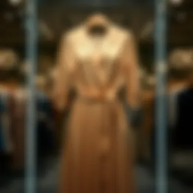 Elegant Surplice Front Dress Showcase Elegant surplice front dress on display