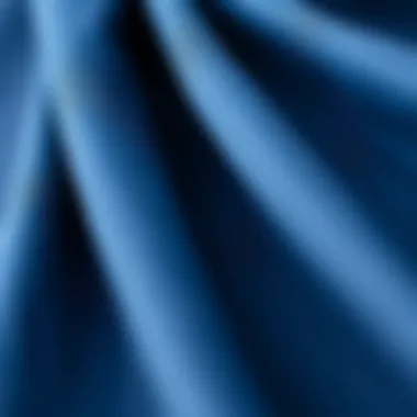 Denim Fabric Quality Close-up of denim fabric showcasing texture and quality