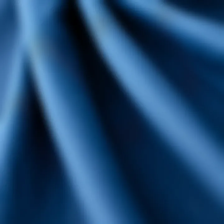 Denim Fabric Quality Close-up of denim fabric showcasing texture and quality