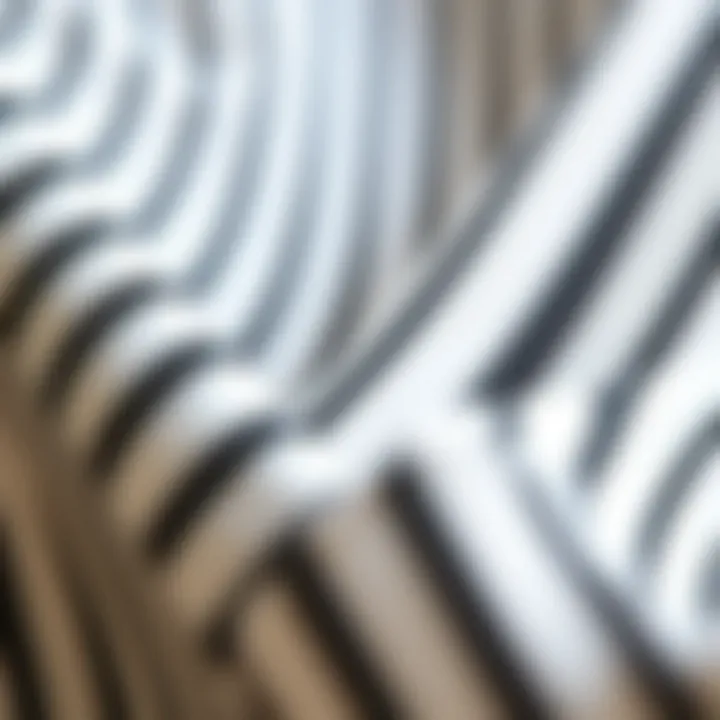 Close-up of fabric texture of striped dress