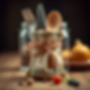 Artistic Stitching on Burlap Cutlery Pouch Burlap cutlery pouch with decorative stitching