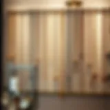 Elegant Jewelry Display Elegant necklace hanger wall showcasing a variety of jewelry