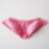 Elegant pink seamless shape thong on a minimalistic background