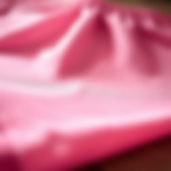 Luxurious Fabric Texture Close-up of the soft fabric texture of seamless thongs