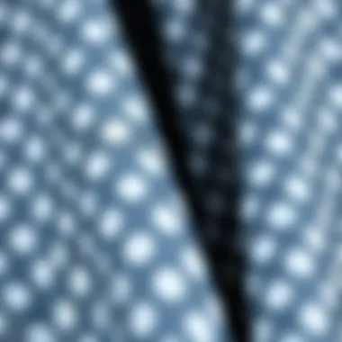 Close-up of polka dot patterns on fabric