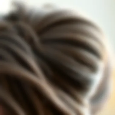 Close-up of wig materials influencing styling choices