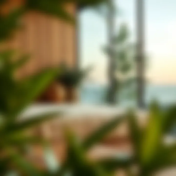 Eco-friendly aspects of wood look peel and stick tile highlighted in a natural setting