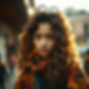 Cultural significance of long curly hair