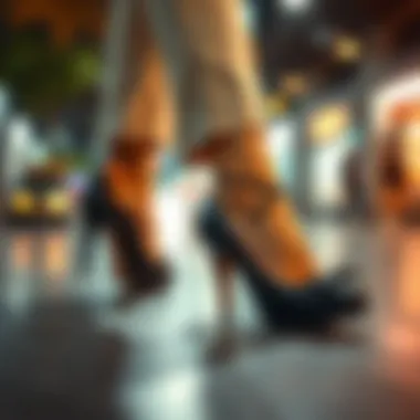 Stylish thick heel closed toe shoes for different occasions