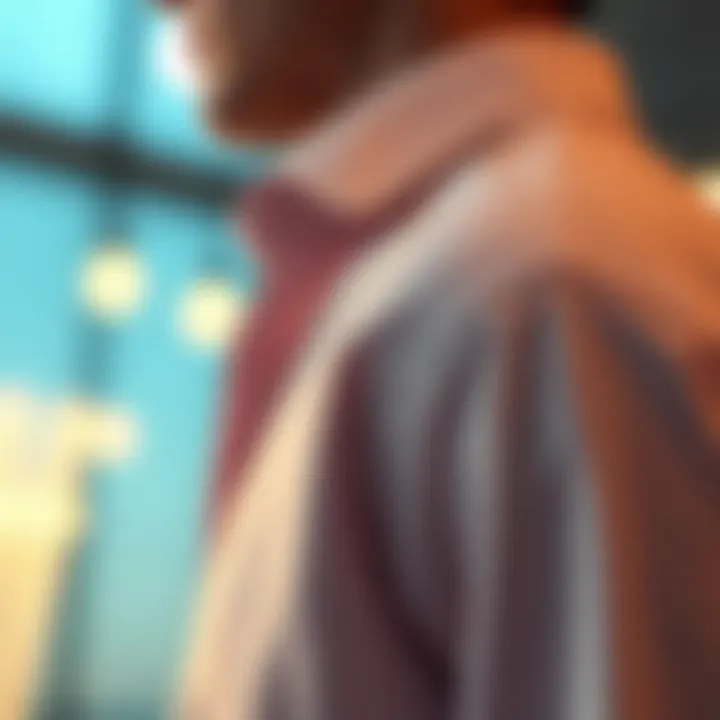 Stylish shirt featuring modern sleeve clip design