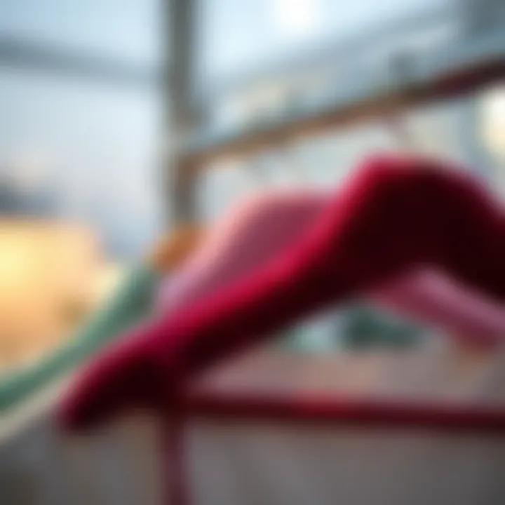 A comparison of velvet hanger clips with traditional hangers