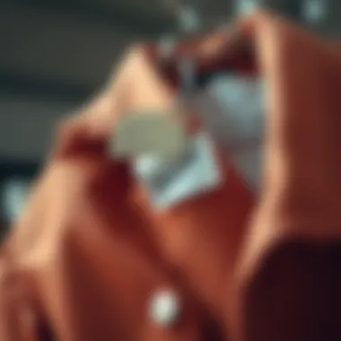 Sustainable fashion concept with washable labels