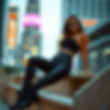 Trends in fashion featuring wide band leggings in modern wear