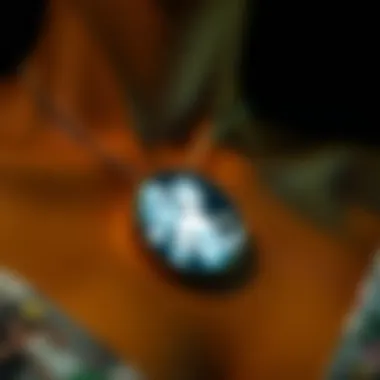 Close-Up of the Projection Feature Close-up of the projection feature illuminating cherished images