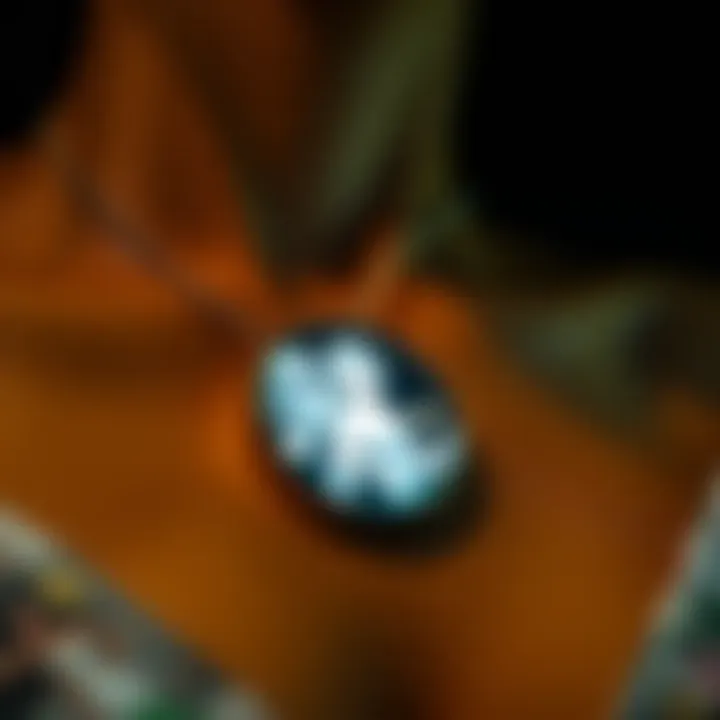 Close-Up of the Projection Feature Close-up of the projection feature illuminating cherished images