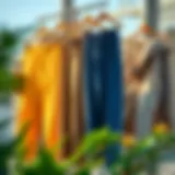 Stylish plus size summer pants on display