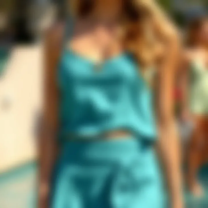 Accessorizing Skirted One-Piece Swimwear Key styling tips for accessorizing swimwear