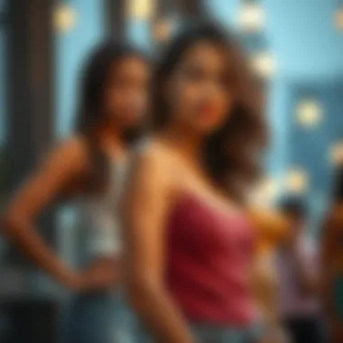 Body types represented in various tank top fits